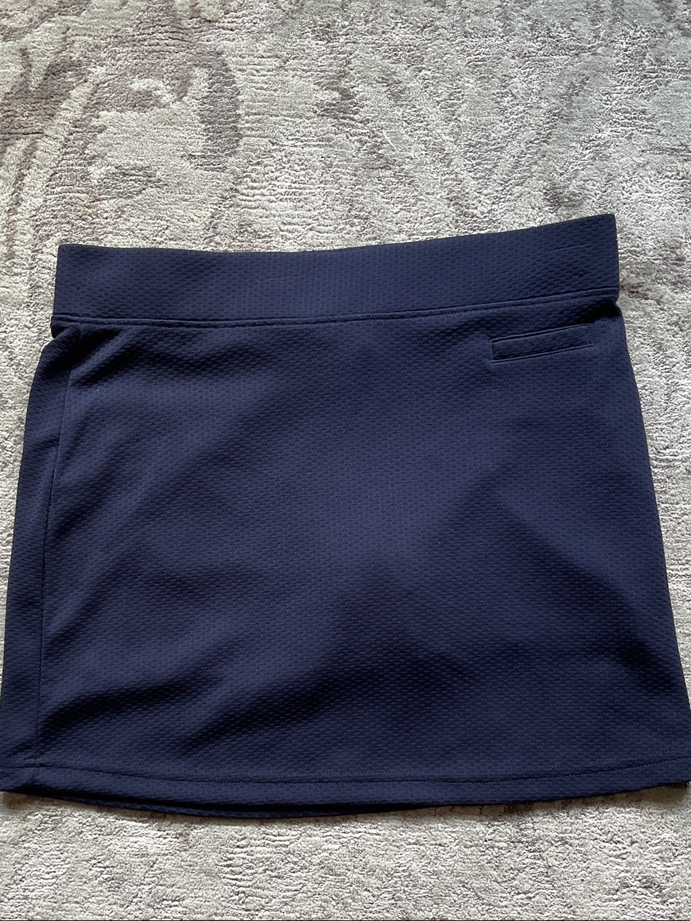 Pebble Beach Navy Pique Golf Skort